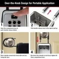 thumbnail image 3 of Key Lock Box Master Lock 5422E, control táctil para exteriores, color negro, 3 of 8