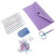 thumbnail image 1 of Kit de Crochet, Ensemble d'Outils en Acier Inoxydable DIY Crochets Cadeau Facile à Utiliser pour Dentelle, 1 of 8
