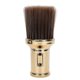 thumbnail image 5 of Cepillo plumero para el cuello de barbero con cerdas suaves, mango dorado, desmontable y fácil de limpiar para cortar el cabello., 5 of 5