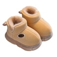 thumbnail image 3 of JTieacloth Toddler Girls Snow Boots Winter Warm Lined Boots For Girls Kids Non Outdoor Soft Sole Childrens Ankle Booties Toddler Casual Footwear,White, 3 of 4