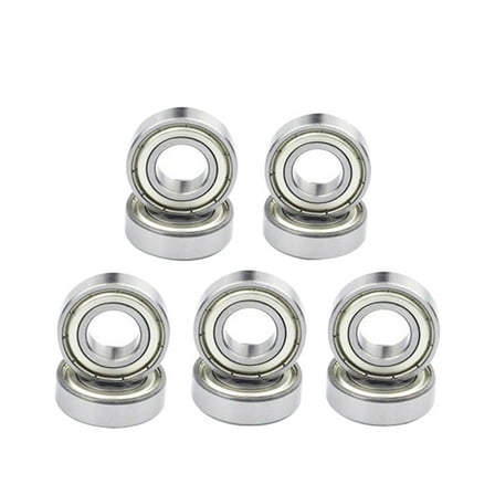 ORDDIART 10Pcs 6904zz Ball Bearing Silver Steel Pulley Bearing Wheel for DIRT BIKE and Agricultural Equipment