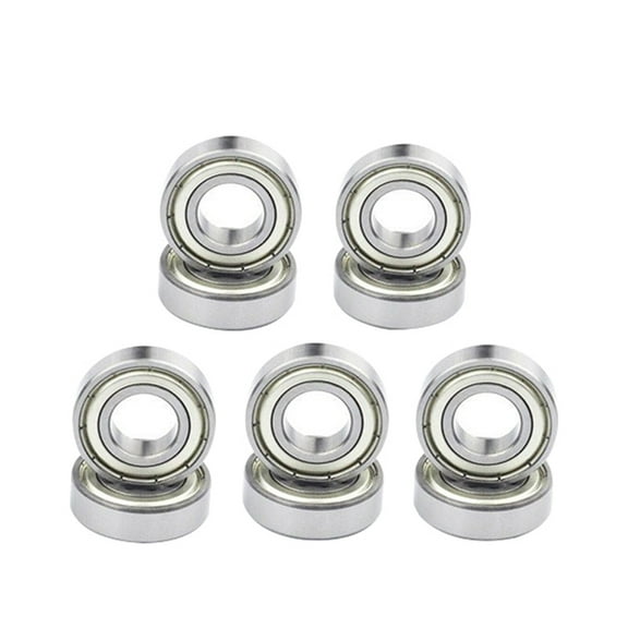 ORDDIART 10Pcs 6904zz Ball Bearing Silver Steel Pulley Bearing Wheel for DIRT BIKE and Agricultural Equipment