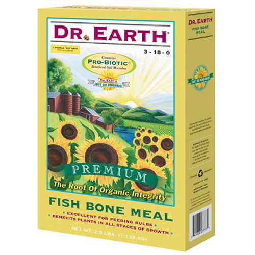 Dr. Earth 722 Fish Bone Meal 3-18-0 Boxed, 2-1/2-Pound