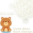 thumbnail image 4 of Conjunto de gorro y manoplas unisex para bebés y niños pequeños, gorro y guantes de punto gruesos y cálidos para invierno, adecuados para niños y niñas de 6 a 18 meses, 4 of 7