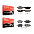 thumbnail image 1 of Positive Plus Front Rear Semi-Metallic Brake Pads Kit for Car 2013-2018 Ford Focus ST KPF-100254, 1 of 8