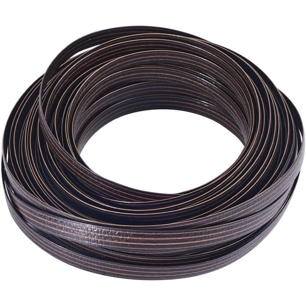 Kit de reparación de ratán de 10 m, material de reparación de mimbre de café, rollo de mimbre de plástico, material de reparación de ratán impermeable para muebles de jardín, patio, silla de ratán,