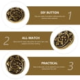 thumbnail image 2 of 20 Pcs Boutons de Couture en Alliage Décorations de Manteaux Boucles de Remplacement, 2 of 8