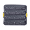 thumbnail image 1 of Silicone Bread Pan French Bread Loaf Baking Mold 4-Cavity Non-Stick Perforated Macaron Mold with Metal Frame for Homemade Bread Pastry Bagel Professional Baker Kitchen Tool, 1 of 8