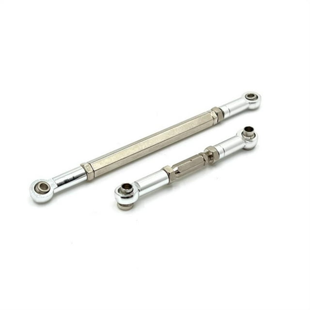 Wweixi Stronger Steering Link Rod Steering Linkage Tie Rod For 1/12 LC79 Crawler Silver