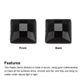 thumbnail image 4 of 50 Pcs Gemas Acrílicas de Fondo Plano 8mm Cuadradas Artificiales para Manualidades, Pintura Facial, Joyería de Disfraces Color Negro, 4 of 7