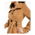 thumbnail image 3 of MADDEN GIRL Womens Brown Belted Pocketed Skirted Trench Coat Juniors M, 3 of 4