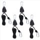 thumbnail image 3 of 4 Piezas de Suspensión Cuerda Trinquete Ligera Ajustable Resistente para Cultivo Yoyo Cultivar Lámparas Jardinería, 3 of 5