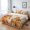 Yellow, Orange, variant on 4 Pieces Duvet Cover Queen Bedding Sets Fall Squirrels Thanksgiving Pumpkin for Bedroom Decor,Ultra Soft Luxury Comforter Cover Set with Bed Sheet and Decorative Pillow Shams