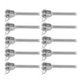 thumbnail image 2 of Embout de Balançoire, 10 Pcs Matériel de Rampe de Câble Résistant Grand Application 3mm pour Industriel, 2 of 8