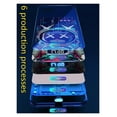 thumbnail image 4 of LED Phone Case,Colorful Glowing Tempered Glass Back Cover Bumper Shockproof,Protective Lens, 4 of 5