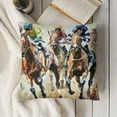 thumbnail image 2 of Kentucky Derby Throw Pillow Covers Churchill Downs Jockey Horse Racing Decoration for Bed Couch Sofa Home Decor, 2 of 5