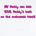 thumbnail image 2 of CafePress - MX Kick Daddy's Butt Motocross Baby Bodysuit Pink - Baby Light Bodysuit, Size Newborn - 24 Months, 2 of 4