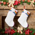 thumbnail image 6 of Salouo LGBT Gnomes Print Christmas Decorations Stockings 1 Pack 18'' Xmas Stockings Holiday Stocking Personalized Farmhouse Decor for Home Family Party Tree, 6 of 7