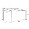 thumbnail image 5 of Pergola de pared, Aluminio, Gris, 3x4m, Murum esquí esquí Gafas de esquí, 5 of 5