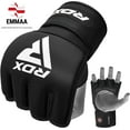 thumbnail image 6 of RDX MMA Fight Gloves for Grappling and Martial Arts, Open Palm Maya Hide Leather Sparring Mitts, Good for Cage Fighting, Kickboxing, Punching Bag, Muay Thai Training and Combat Sports, 6 of 9