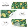 thumbnail image 5 of Women's Satin Pajama Shorts Cute Fruits and Leaves with Pockets, Elastic Waist Sleep Lounge Shorts, 5 of 7
