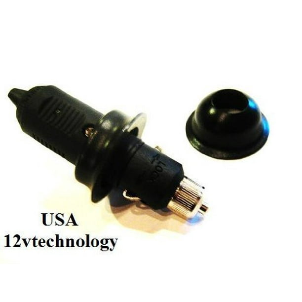 Marine Grade Locking Cigarette Lighter Plug 12 VDC