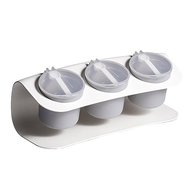 Caja De Condimentos Contenedor De Condimentos A Prueba De Polvo Contenedor De Condimentos Seguro Dispensador De Condimentos Olla De Condimentos Simple Para Condimentar Sal Azúcar Pimienta Yuarrent HA027133-01