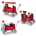 thumbnail image 3 of Radio Flyer, Beach & Boardwalk EZ Fold Wagon, Recycled Fabric, Red, 3 of 21