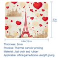 thumbnail image 5 of Valentine's Day Square Non-Slip Rubber Bottom Printed Desk Mat Mouse Mat Gaming Mousepad Desk Pad - 8.3x9.8 Inch, Suitable for Office and Gaming, 5 of 6