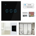 thumbnail image 3 of Yeacher Interrupteur de Rideau Intelligent Wi-Fi Télécommande pour Portes de Garage Commande Interrupteur Tactile Moteur de Rideau Store Volet Roulant Minuterie Nuit Matin Lit Commande Vocale Interrupteur Électrique Compatible Téléphone avec, 3 of 8