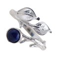 thumbnail image 1 of Minnieouse Elegante anillo de plata ajustable con incrustaciones de lapislázuli para mujer, joyería delicada, regalo para mujer Ropa, zapatos y accesorios Miscelánea Lapislázuli, 1 of 6