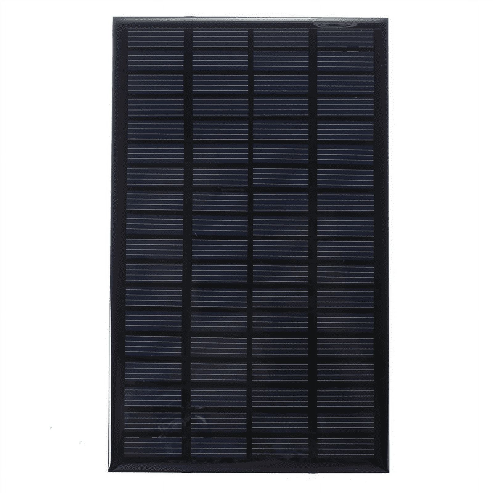 4X High Quality 18V 2.5W Polycrystalline Stored Energy Power Solar Panel Module System Solar Cells Charger,4 x Solar Panel,black