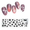 thumbnail image 1 of Mode Femme Impression Ongles Flocon de Neige de Noël Plaque en Acier Modèle d'Impression Ongles, 1 of 3