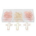 thumbnail image 1 of 30 Uds Clips de papel bonitos Clips de papel pequeños multifuncionales de Metal con forma divertida para el hogar, la escuela y la Oficina, 1 of 8