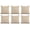 eige, variant on 6-Pack Beige Cabana Striped Outdoor Pillow Covers 18x18, Patio Cases