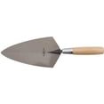 thumbnail image 4 of MARSHALLTOWN 19 10.5 Philadelphia Brick Trowel, 10.5 x 5.25 Inch Masonry Finishing Tool with Wood Handle, Made in the USA, 4 of 6