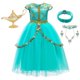thumbnail image 2 of Disfraz de tul de princesa árabe Jasmine para niñas, vestido de bombardeo de Navidad, Halloween ix zhangyuxiang unisex, 2 of 2