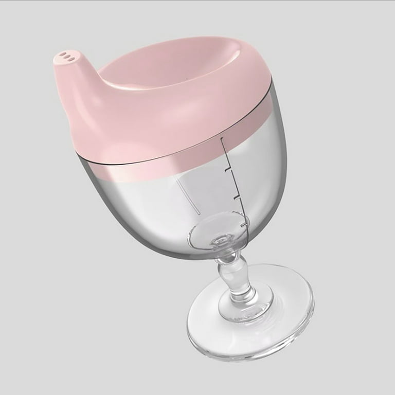 Baby Goblet No Spill Baby Sippy Cup Wine Glass Infant Toddlers Feeding Cup  Children Kids Learn