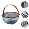 thumbnail image 6 of WLPZXP Fruit Bowl Breakfast Trays Multifunctional Ornament for Outdoor Home Camping Blue, 6 of 9