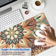 thumbnail image 4 of Functional Artwork: Mandala Design Mouse Mat - Cute, Small Size, Non-Slip, Stitched Edge, Waterproof - Perfect for Women's Office (31.5x11.8 Inch), 4 of 7