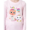 thumbnail image 2 of Cry Babies Magic Tears Girls' Child Characters Show Unicorn Sleep Pajama Set, 2 of 6