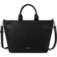 thumbnail image 1 of Queenoris Bolso Tejido para Mujer, Bolso Tote de Cuero Vegano Bolso de Compras de Moda de Playa de Verano y Bolso Bandolera Hecho a Mano, 1 of 5