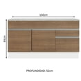thumbnail image 3 of Gabinete Bajo Bufetera Madesa Glamy 150cm Con Encimera BM 01, 3 of 5