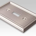 thumbnail image 2 of Amerelle 149TTRBN Chelsea Steel Double Toggle/Single Rocker-GFCI Wallplate, Nickel Brossé, 2 of 4