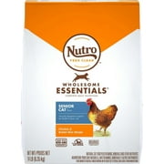 Nutro Wholesome Essentials Senior Cat Chicken and Brown Rice Dry Cat Food 14 lb