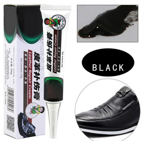 Glue Clearance! Repair Leather Shoes and Clothing Paint, Biplut Repair Gel Practical High Effective Synthetic Faux Leather Shoe Paste for Sofa (Black), 1 Shoe Repair Ointment By Meiiso