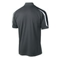 thumbnail image 6 of Yellow Rooster Men's Tricolor Shoulder Micropique Sport-Wick Polo Iron Grey/ Black/ White M, 6 of 8