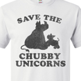 thumbnail image 4 of Inktastic Save the Chubby Unicorns with Cute Rhinos T-Shirt, 4 of 5