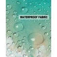 thumbnail image 5 of Pack of 2 Outdoor Pillow Covers, Summer Teal Ocean Beach Pattern Waterproof Square Throw Pillowcase Cushion Decorative Pillow Covers for Couch Patio Tent, 16x16 in, 5 of 6