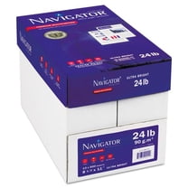 Soporcel North America B1597778 Navigator Platinum Paper - White - 8.5 x 11 in. - 5000 Sheets - 24 lbs